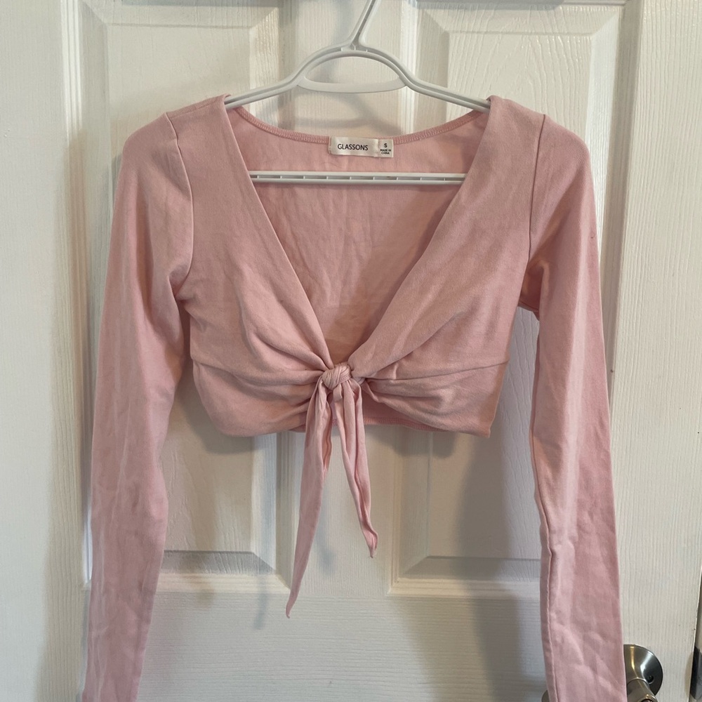 Glassons Tie Front Top